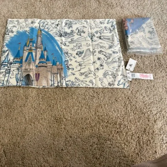 NWT SET OF 4 DISNEY INK & PAINT COLLECTION LARGE PLACEMATS. 21"X14" - Picture 4 of 5
